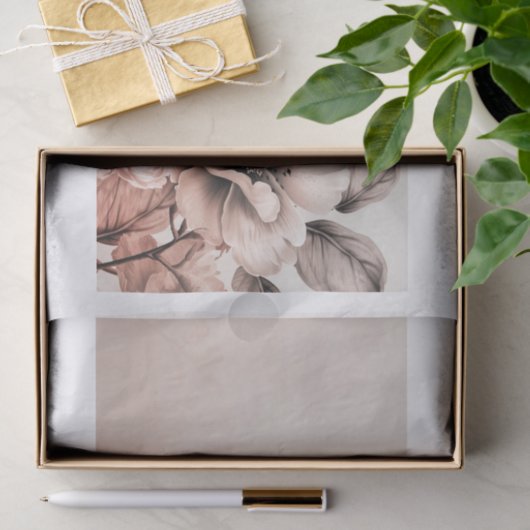 Mooie bloemen16 tissuepapier (Geschenk)