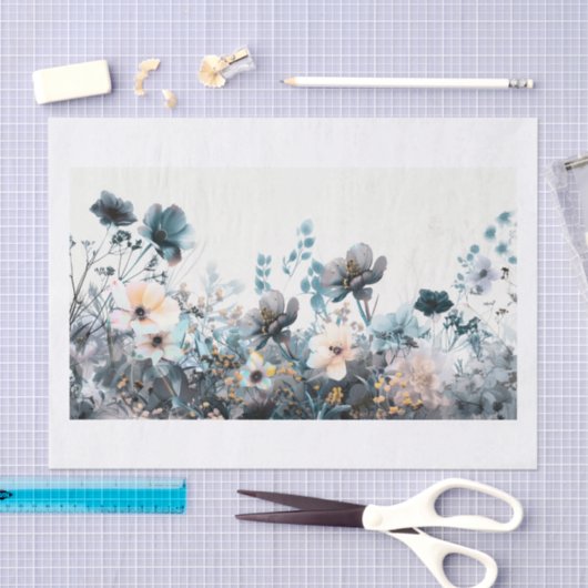 Mooie bloemen17 tissuepapier (Craft)