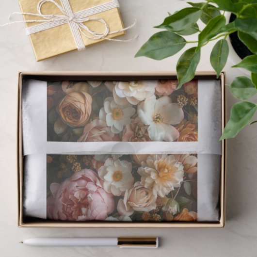 Mooie bloemen19 tissuepapier (Geschenk)