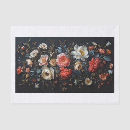 Mooie bloemen20 tissuepapier (Voorkant)