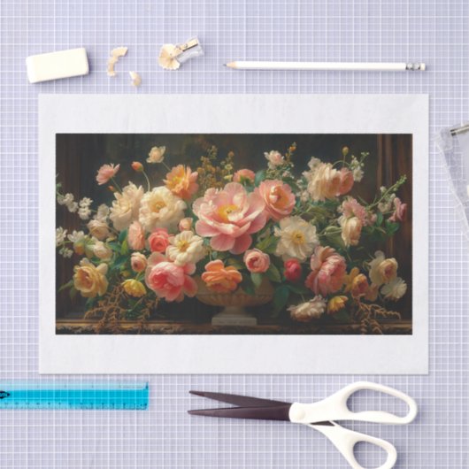 Mooie bloemen22 tissuepapier (Craft)