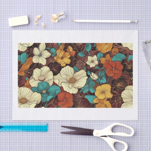 Mooie bloemen25 tissuepapier (Craft)