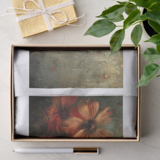 Mooie bloemen28 tissuepapier (Geschenk)