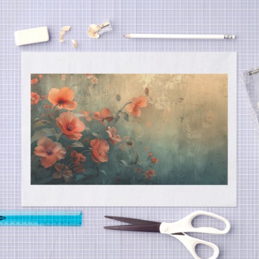 Mooie bloemen29 tissuepapier (Craft)