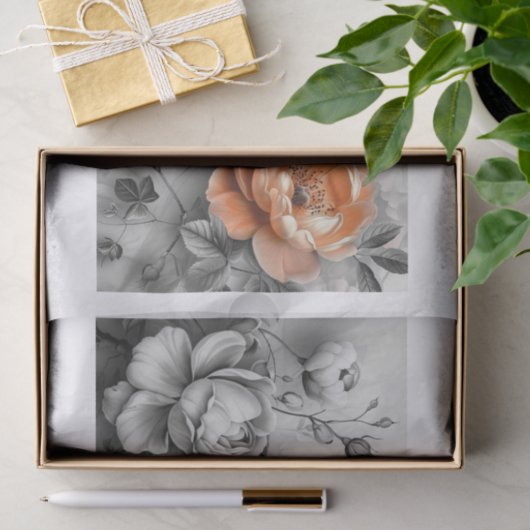 Mooie bloemen6 tissuepapier (Geschenk)