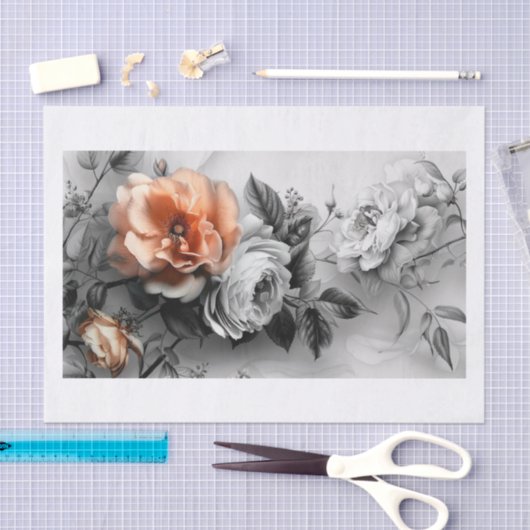 Mooie bloemen8 tissuepapier (Craft)