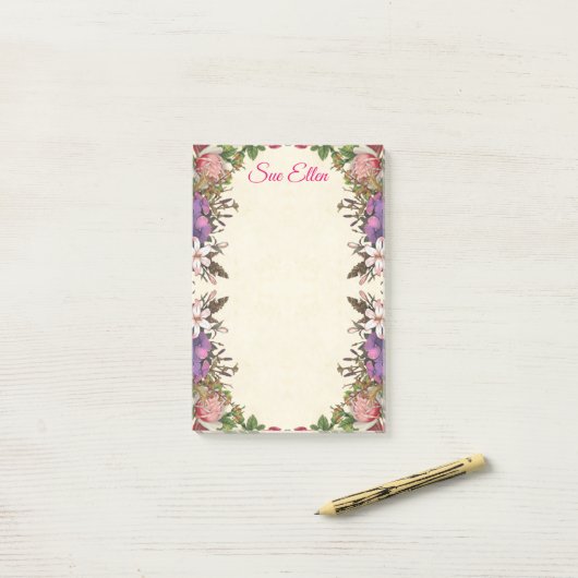 Mooie bloemen 987 Post-it Notes (Op bureau)