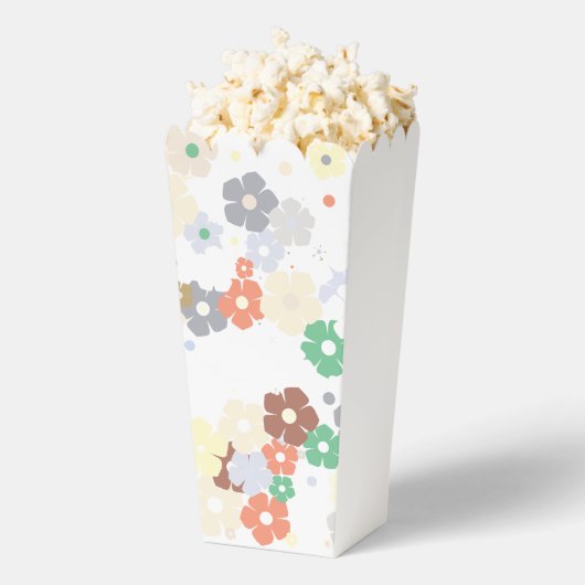 Mooie Bloemen Achtergrond Voorkeur Boxen Bedankdoosjes (Popped)