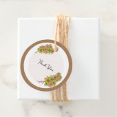 Mooie bloemen bedankjes labels (In situ)