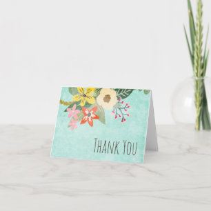 Mooie Bloemen Bedankkaart