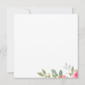 Mooie Bloemen Bewegende Aankondiging Nieuw Adres (Achterkant)