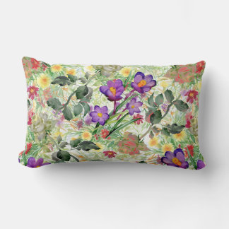 Mooie Bloemen Bloeiende Zomertuin Kussen