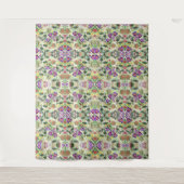 Mooie Bloemen Bloeiende Zomertuin Wandkleed (Voorkant)