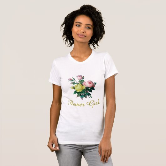 mooie  bloemen bloem t-shirt (Voorkant volledig)