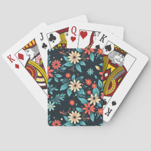 Mooie Bloemen Bloemmotief Pokerkaarten