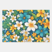 Mooie bloemen, bloempatroon inpakpapier vel (Voorkant 2)