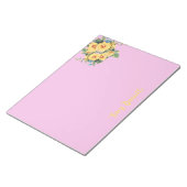 Mooie Bloemen Boeket Custom Notitieblok (Schuin)