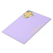 Mooie Bloemen Boeket Custom Notitieblok (Schuin)