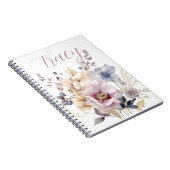 Mooie Bloemen Boeket Custom Notitieboek (Rechterzijde)