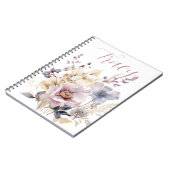 Mooie Bloemen Boeket Custom Notitieboek (Linkerzijde)