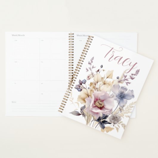 Mooie Bloemen Boeket Custom Planner (Display)