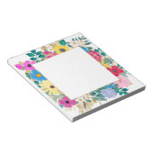 Mooie bloemen botanische Waterverf schilderen Notitieblok (Schuin)