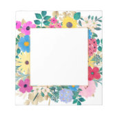 Mooie bloemen botanische Waterverf schilderen Notitieblok (Voorkant)