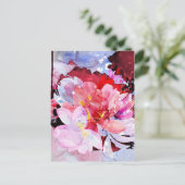 Mooie bloemen briefkaart (Staand voorkant)