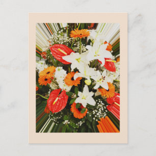 Mooie bloemen briefkaart