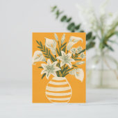Mooie Bloemen Briefkaart (Staand voorkant)