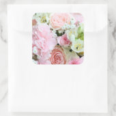 Mooie Bloemen Bruiloft Sticker & Enveliope Seal (Tas)