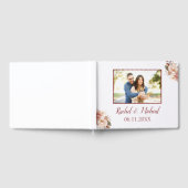 Mooie bloemen bruiloftsfoto gastenboek (Volledig)