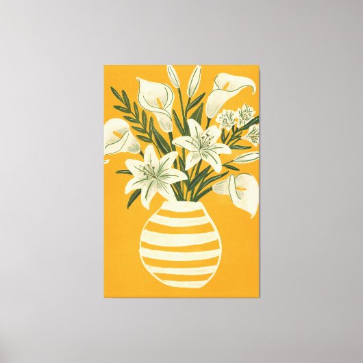 Mooie Bloemen Canvas Afdruk (Voorkant)