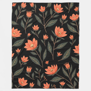 Mooie  Bloemen Collectie Fleece Deken
