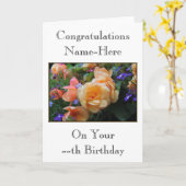 Mooie Bloemen, de Naam van de Douane en de Kaart (Gele Bloem)