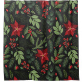  mooie bloemen decoratieve eye-catching douchegordijn (Voorkant)