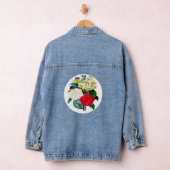 Mooie bloemen denim jacket (Hangar)