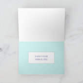 Mooie Bloemen Denken aan U Wenskaart Kaart (Binnen)