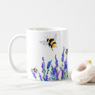 Mooie Bloemen en Bijen Koffie Mok
