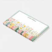 Mooie Bloemen en Boeken Post-it® Notes (Schuin)