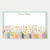 Mooie Bloemen en Boeken Post-it® Notes (Voorkant)