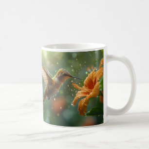 Mooie Bloemen en Kolibries Koffiemok