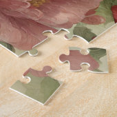 Mooie bloemen en libellen legpuzzel (Zijkant)