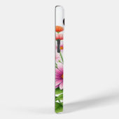 Mooie bloemen en vlinders Case-Mate iPhone case (Achterkant / Rechts)