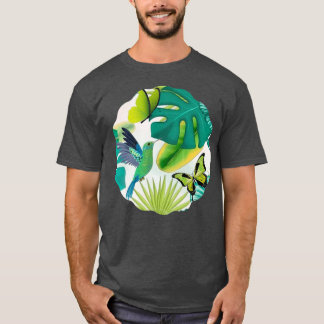 Mooie bloemen en vlinders in de zomer 1 t-shirt