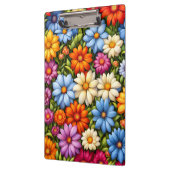 Mooie bloemen, felgekleurd, klembord (Links)