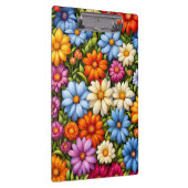 Mooie bloemen, felgekleurd, klembord (Rechts)