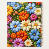 Mooie bloemen, felgekleurd, planner (Achterkant)