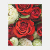 Mooie bloemen fleece deken (Voorkant)