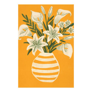 Mooie Bloemen Foto Afdruk